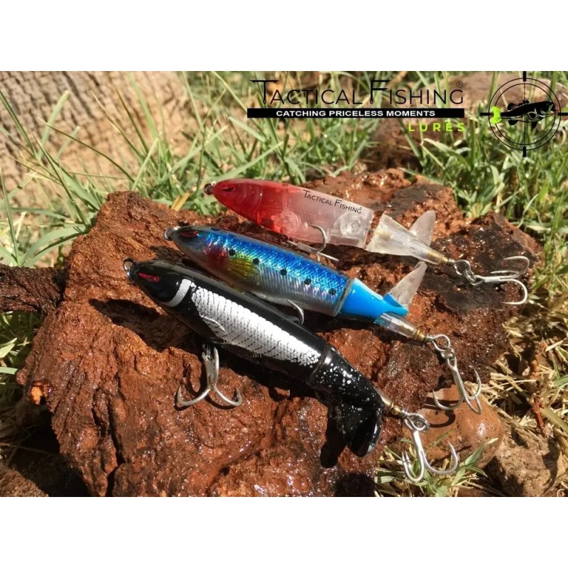 Kit Con 3 Señuelos De Pesca Superficial Whopper Plopper