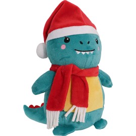 CAIYUEGG Christmas Dinosaur Plush,Dinosaur Stuffed Animals Toys,Christmas Stuffed Animal Soft Dino Plushie Birthday Gifts for Kids Girls Boys