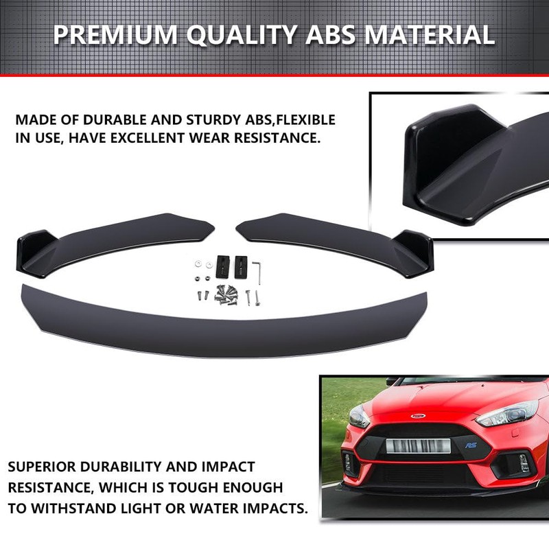 x xotic tech Front Bumper Lip Chin Spoiler Splitter Diffuser