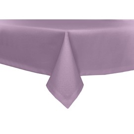 texpot Tischdecke 90 x 90 cm Lila Leinen Optik Lotuseffekt Fleckschutz Bügelfrei