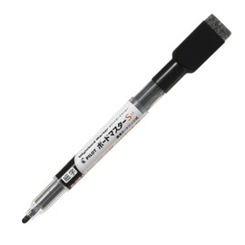 Pilot WMBSE150F10B Board Marker Board Master S Fine Point with Eraser, Black, 10 Count