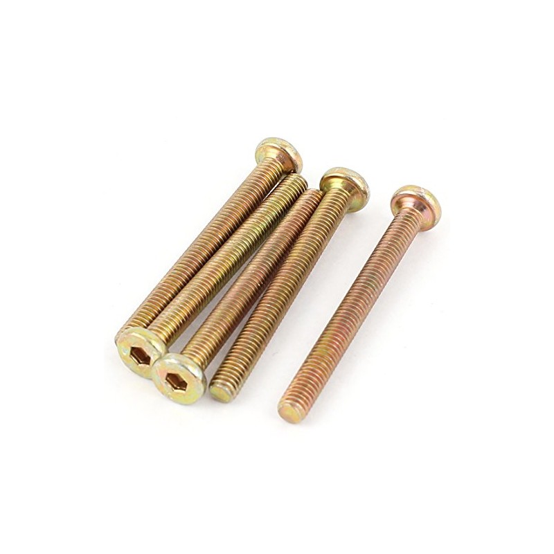 Sourcingmap a15062400ux0151 M6 x 60mm Threaded Hex Hexagon Socket Head