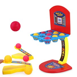 jojofuny Juguete de Baloncesto de Mesa Mini para Disparar los Dedos, Juego Deportivo de Mesa, Divertido Juguete de Actividades de Arcade para niños