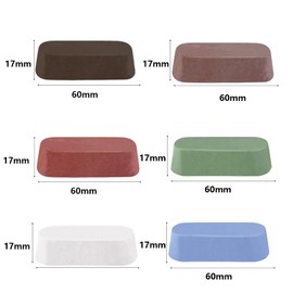 Tworider 6 Pcs Metal Buffing Polishing Compound for Buffing Wheel, Buffing Wheel Compound, Grit Corresponds to The Color from Coarse to Fine for Stainless Steel, Jewelry, Aluminum Polishing Compound