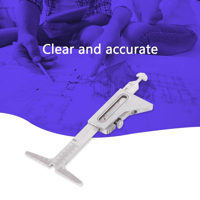MUNEFE Welding Gauge, Stainless Steel Welding Pipe Gauge, Welding Gauge