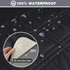 TAOCOCO 100% Waterproof Oversized Loveseat Recliner Cover, Non Slip Split