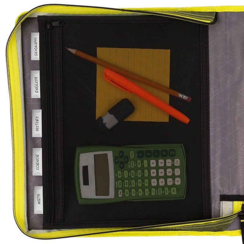 Five Star Zipper Binder, 2 Inch 3-Ring Binder with Round