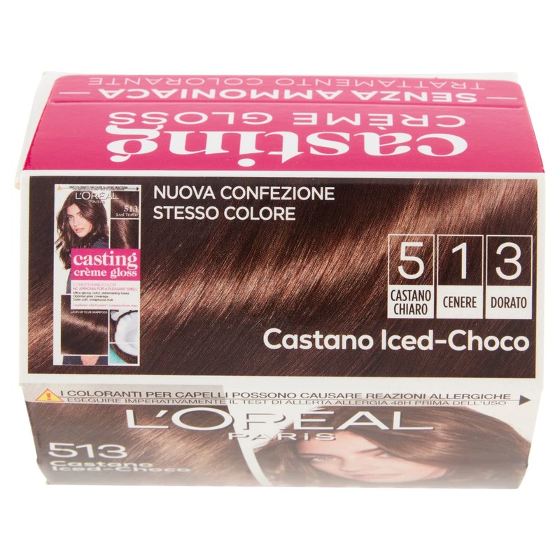 L'Oréal Paris Casting Creme Gloss Semi-Permanent Hair Colour 513 Castanie