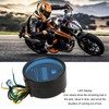 Motorcycle Fuel Level Gauge 52mm Housing Diameter LED Light Display