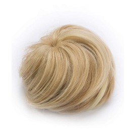 Donut Chignon Clip in Hair Bun Extensions Hairpieces Drawstring Updo Hair Piece Brown Brunette For Women Gril Lady Accessories Dark Blonde to Bleach Blonde