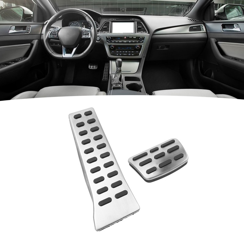 Gas Brake Accelerator Pedal Cover Stainless Steel Anti Slip Foot