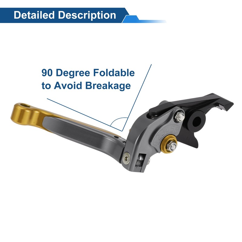 A ABSOPRO Long Short Brake Clutch Levers for Yamaha YZF