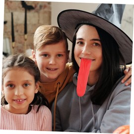 HONMEET Toys Decor Fake Tongue Models Tongue Prop Tricks Tongue Toy False Tongue Toy Festival Prank Toy Tricky Prop Prank Tongue Realistic Fake Tongue Cosplay Rubber Party Supplies