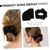 Baluue 8pcs Velour Hair Comfortable Elastic Ponytail Holders for Women