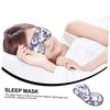 Baluue 2 Pcs Silk Sleep Mask for Office Workers Students