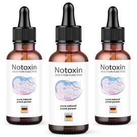 Notoxin Tropfen Premium - für Männer & Frauen - mit 30 ml pro Flasche - 3x