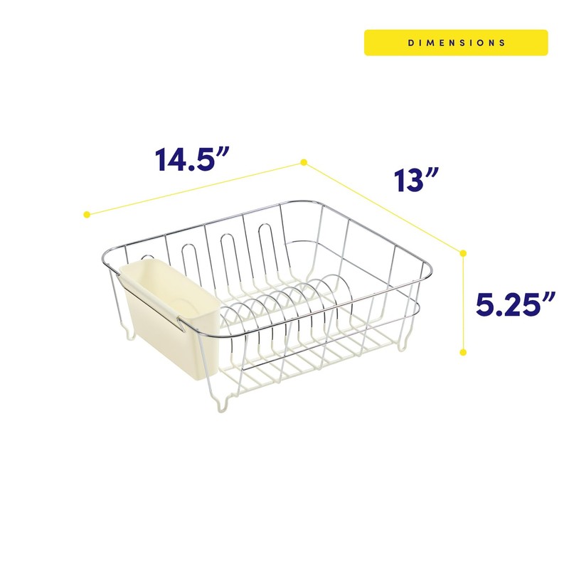 Dish Drying Rack & Cutlery Holder 2 Piece Set -