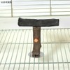 Binchotan Charcoal Perch for Bird Claw Sharpener, T-Shape, For Cages
