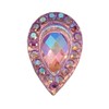 Clown Antics Face Paint Gems - Pink, Teardrop Shaped, 12