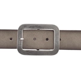 VANZETTI Women's Leather Belt Made in Germany Taupe 75, taupe