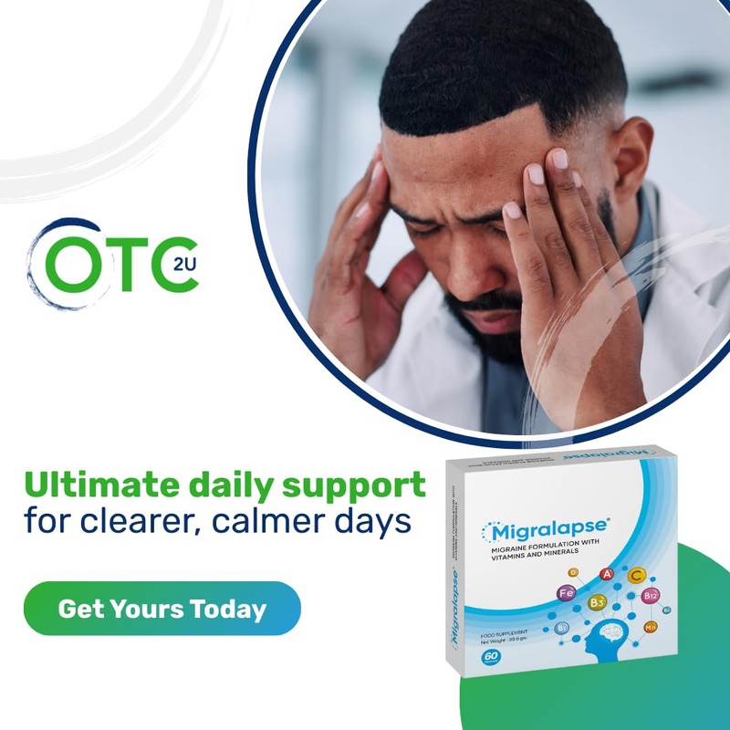 Migralapse Nutritional Support for Migraine Sufferers 60 Capsules