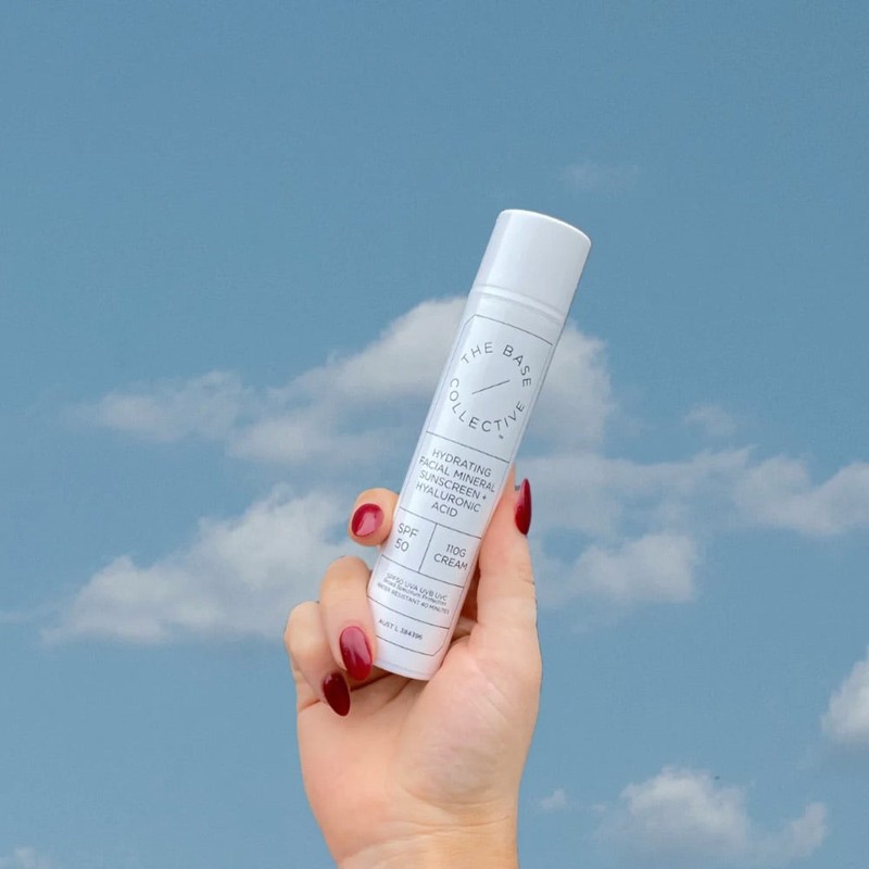 The Base Collective Hydrating Facial Mineral Sunscreen (Tinted, SPF 50)