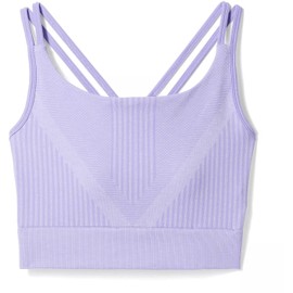 Smartwool Women's Intraknit Strappy Bra Intraknit Strap Bra for Women (Pack of 1), ultra violet