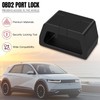 MLWIRD OBD2 Port Lock Black Aluminum Alloy OBD Diagnostic Port