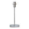 Polished Chrome Table Lamp or Bedside Light Base, Modern Design,