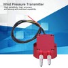 Wind Pressure Transmitter Red Micro Differential Sensor for Boiler Coal