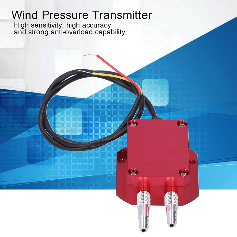 Wind Pressure Transmitter Red Micro Differential Sensor for Boiler Coal
