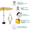 Outdoor Patio Umbrella Light Strings LED Umbrella Lamp with Remote