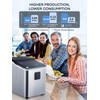 Countertop Ice Maker Machine 𝑺𝒕𝒂𝒊𝒏𝒍𝒆𝒔𝒔 𝑺𝒕𝒆𝒆𝒍, 9 Bullet Ice in