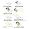 Huntz Self-Adhesive Laminating Sheets 9x12 – Pack of 24, Letter