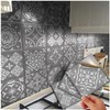 48 Grey Tile Stickers Victorian Mosaic Style Tile Stickers Transfers
