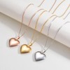 Stainless Steel Heart Shaped Locket Style Statement Party Wedding Promise