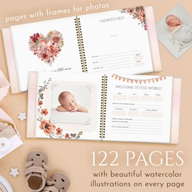 INGRAINED LIFE MILESTONE BABY BOOK