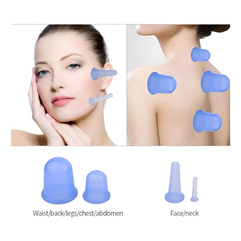 Ventosas De Silicona Para Masajes, 7 Piezas