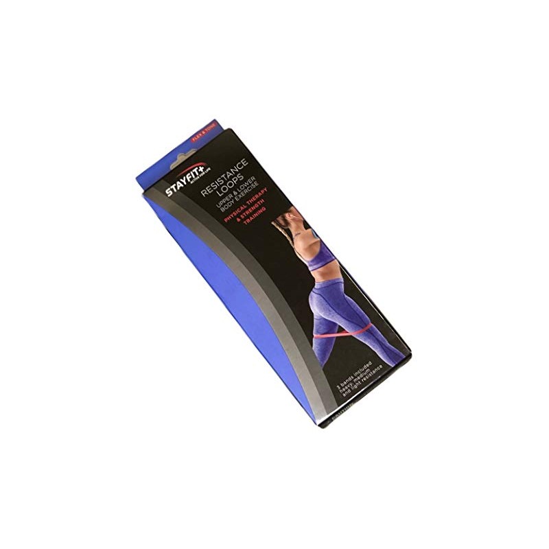 StayFit Resistance Loop Exercise Bands for Upper and Lower Body