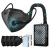 Electric Wearable Air Purifier Maskes,Air Supply,With HEPA Filter,for Dust Work,Painting,