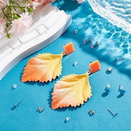 UNICRAFTALE 300Pcs Flat Pad Stud Earring Stainless Steel Stud Earring Findings with Loop Metal Earrings Post with Earring Backs Flat Round Blank Earring Pads for DIY Earrings Jewelry Making