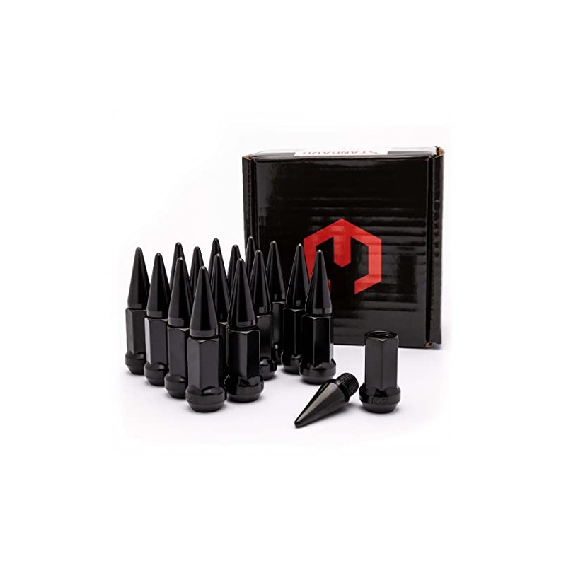 MODZ Golf Cart Black Spiked Lug Nuts - Set of