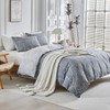 Lekesky 200 Thread Cotton Duvet Cover Double - Grey Bedding