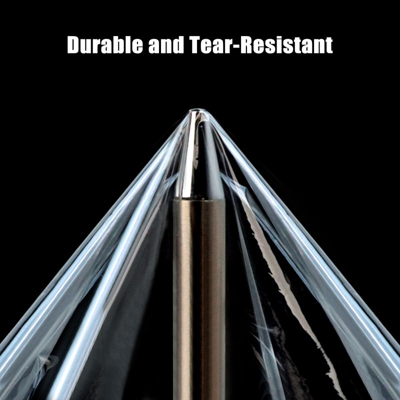 Stretch Film 4" × 500 ft, JUKFITA Shrink Wrap Rolls