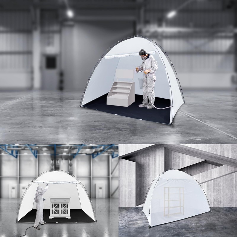 Portable Paint Booth Tent, Siebwin Extra Large 10(L) x6(W) x6.5(H)