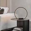 MASIVEL LED Circle Table Lamp Touch Control 3-Way Dimmable Bedside