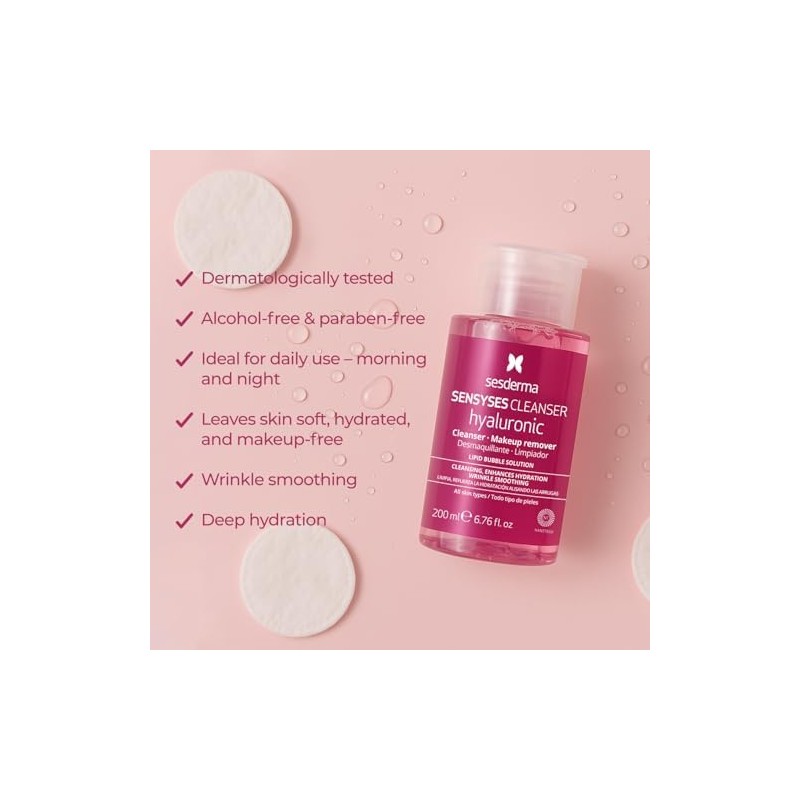 Sesderma Sensyses Cleanser Hyaluronic para limpieza facial 200 ml