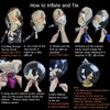Wide Neck Clear Balloons for Stuffing,100pcs Extra Wide Mouth BoBo