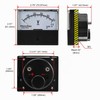 Heschen Voltmeter Rectangle Analog Display Volt Voltmeter 670 Style DC