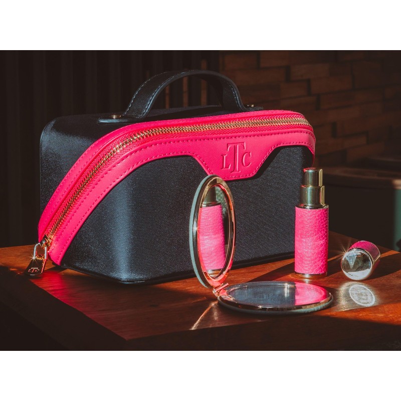 The London Train Case Co. Beauty Train Expandable Makeup Case,